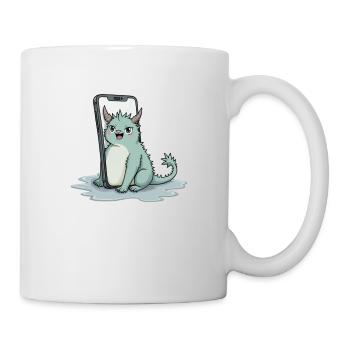 cute mythical creature fred on iPhone - Tasse - Weiß - Rechts