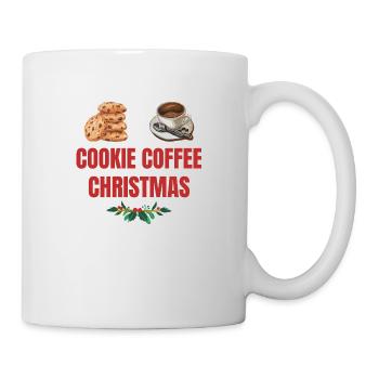 Cookie Café Réveillon de Noël - Mug blanc - blanc - Droite