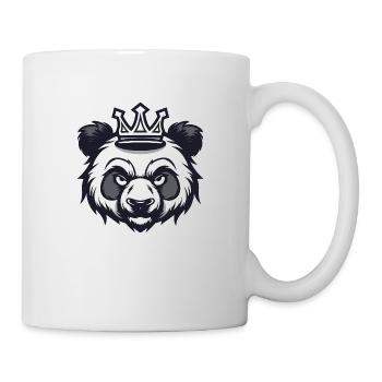Panda Kopf Krone - Tasse - Weiß - Rechts