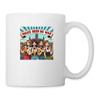 MAKE BEER NO WAR4 - Tasse - Weiß - Rechts