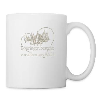 Thuringe - Mug blanc - blanc - Droite
