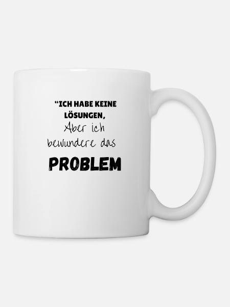« Solution au problème » - Mug blanc - blanc