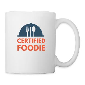Food Lover Food Foodie certifié - Mug blanc - blanc - Droite
