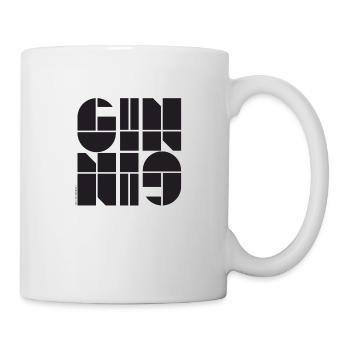 Gin Lover Design in schwarzweiß - Tasse - Weiß - Rechts