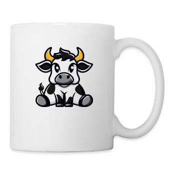 vache - Mug blanc - blanc - Droite