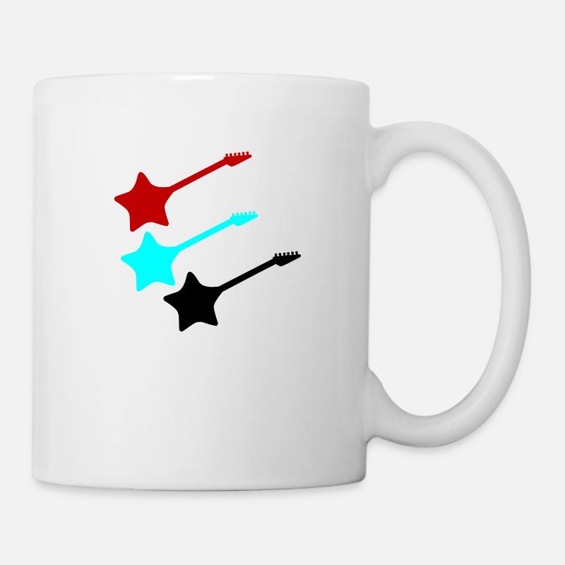 stern gitarren - Tasse - Weiß