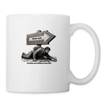 Beeilen Sie sich am Wochenende! - Tasse - Weiß - Rechts