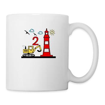 Excavator - Mug - white - Right
