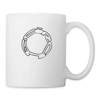 Graff Circle (Black & White) - Mug - white - Right