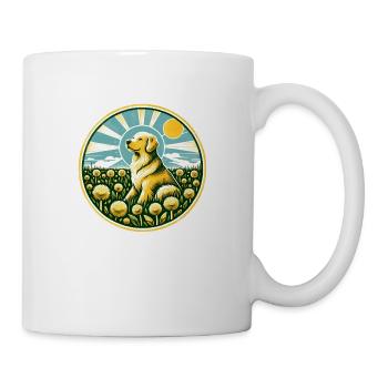 Golden Retriever - Tasse - Weiß - Rechts
