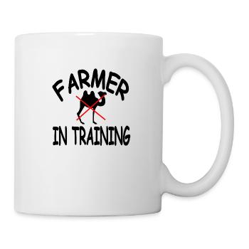 Bauer - Tasse - Weiß - Rechts