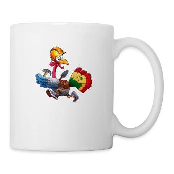 Truthahn Läufer Baumeister Senegal - Tasse - Weiß - Rechts