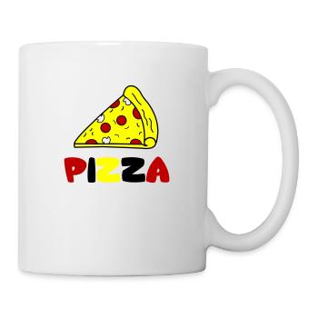 pizza - Mug blanc - blanc - Droite
