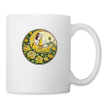 Yellow Roses Pinup - Mug - white - Right