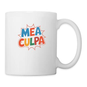 Mea culpa - Mug blanc - blanc - Droite