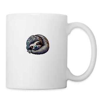 Paresseux Manger Dormir Répéter - Mug blanc - blanc - Droite