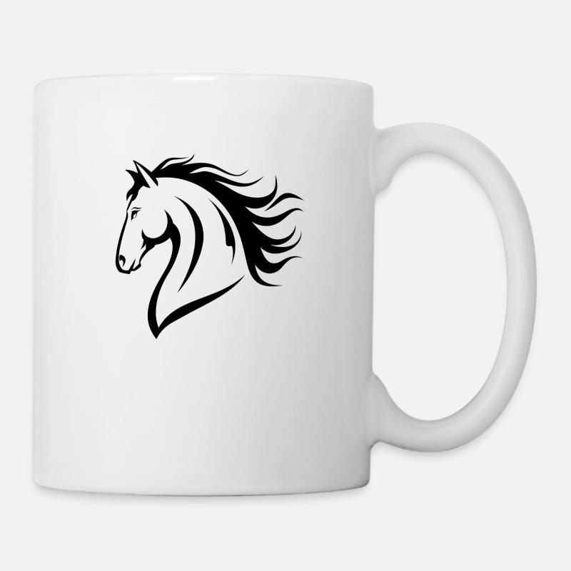 Reiten Reiten - Tasse - Weiß