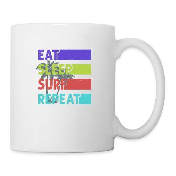 Eat, Sleep, Surf, Repeat - Mug - white - Right