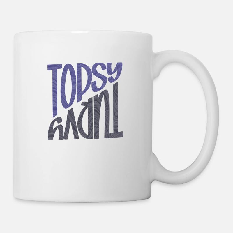 Topsy Turvy - Mug - white