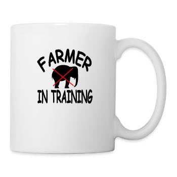 Bauer - Tasse - Weiß - Rechts