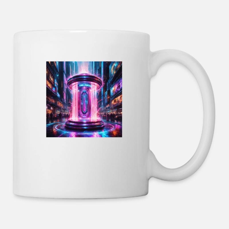 Tor zur Zukunft - Tasse - Weiß