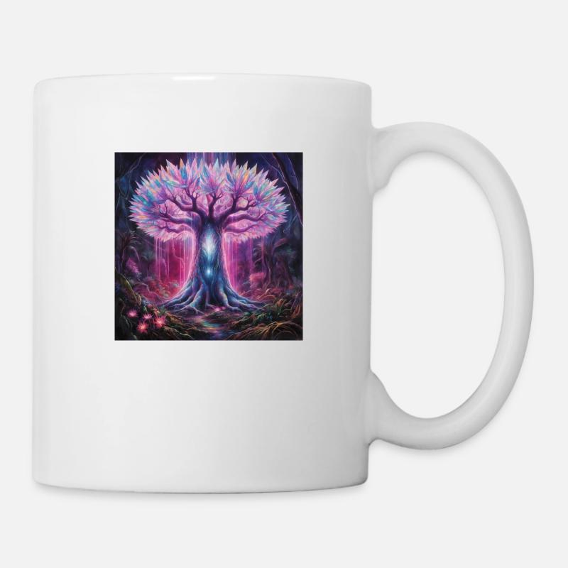 L’arbre de cristal de la vie - Mug blanc - blanc