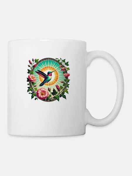 Kolibri - Tasse - Weiß