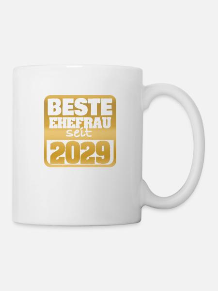 Goldene 2029 - Tasse - Weiß