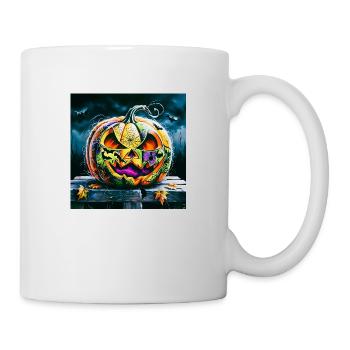 Halloween pumpkin - Mug - white - Right