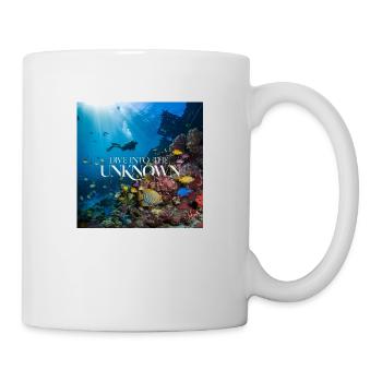 Dive into the Unknown transformed - Tasse - Weiß - Rechts