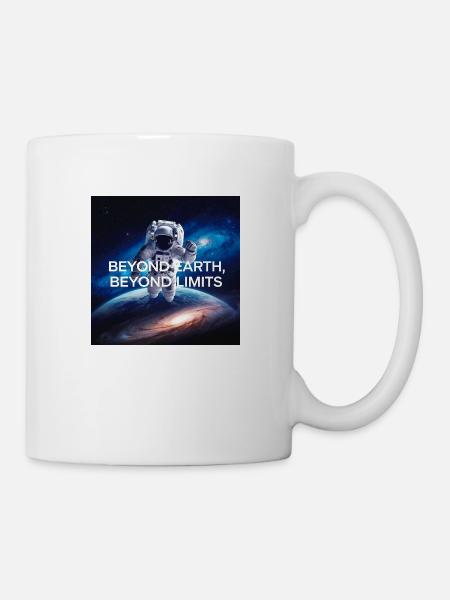 Beyond earth, beyond limits - Tasse - Weiß