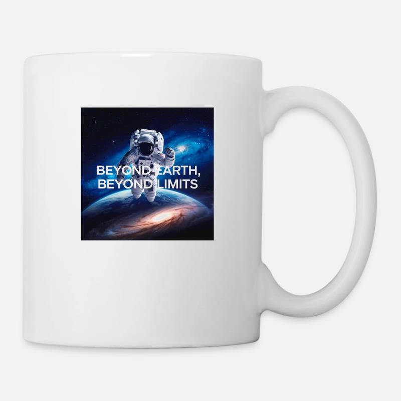 Beyond earth, beyond limits - Tasse - Weiß