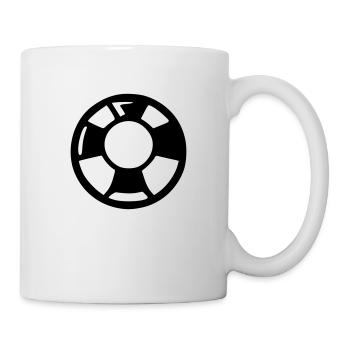 Bouée de sauvetage - Mug blanc - blanc - Droite