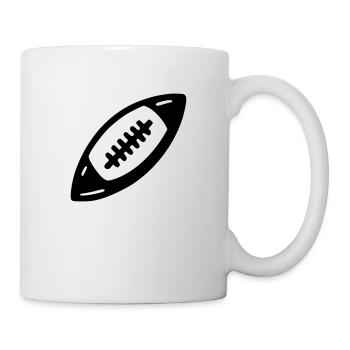 Rugby Football Americain - Mug - white - Right
