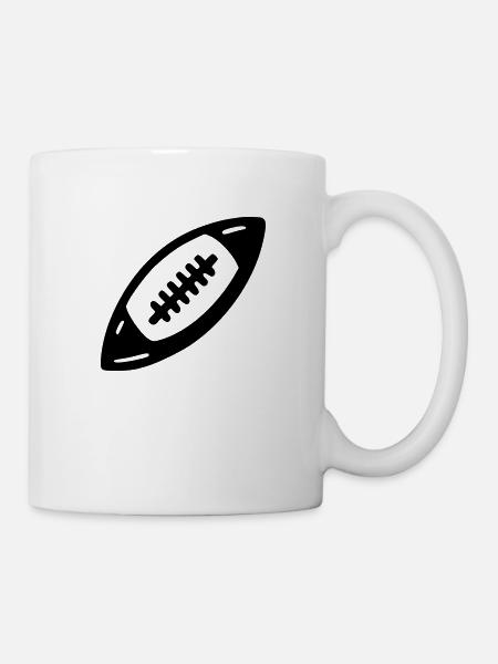 Rugby Football Americain - Mug - white