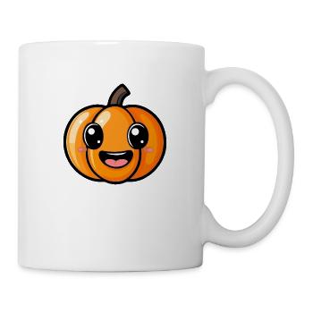 Kürbis Halloween Herbst Baby - Tasse - Weiß - Rechts