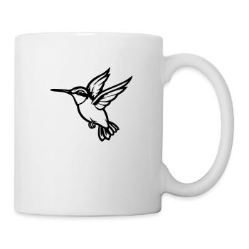 kolibri vogel - Tasse - Weiß - Rechts
