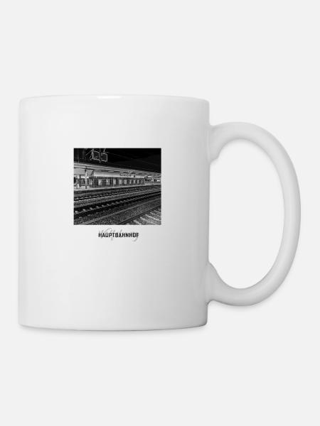 Wolfsburg Hauptbahnhof - Tasse - Weiß