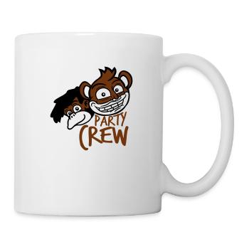 Monkey Party Crew Monkeys Celebrate Team Friends Saying - Mug - white - Right