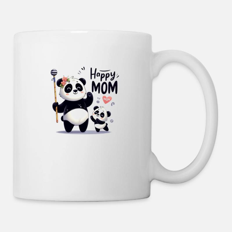 Panda mom - Mug blanc - blanc