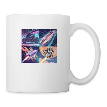 Future in space - Mug - white - Right
