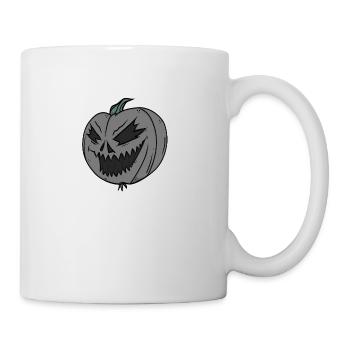 Spooky Halloween : La citrouille maléfique - Mug blanc - blanc - Droite