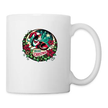 Christmas Calico Cat - Mug - white - Right