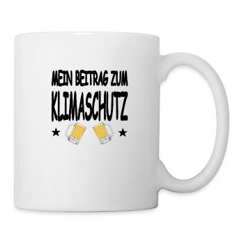 Klimaschutz - Tasse - Weiß - Rechts