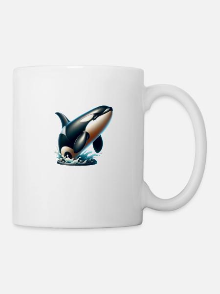 Orca Wal - Tasse - Weiß