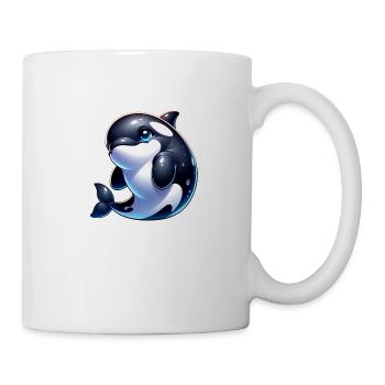 Orca Wal - Tasse - Weiß - Rechts