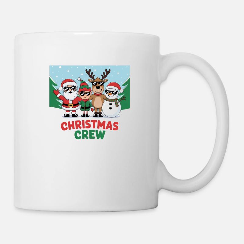 CHRISTMAS CREW - Mug - white