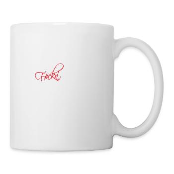 Heavy F#ckin' Metal Hard Rock Musik Text Spruch - Mug - white - Right