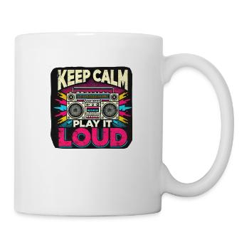 Keep calm play it loud - Mug - white - Right