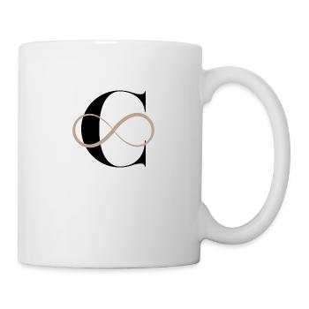 Unendlicher Buchstabe c - Tasse - Weiß - Rechts